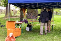 Aufbau unseres Informationsstandes