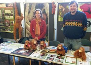 Unser Infostand mir unseren Mitgliedern.