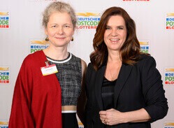 Julia Cissewski und Katarina Witt auf der DPL Charity Gala.