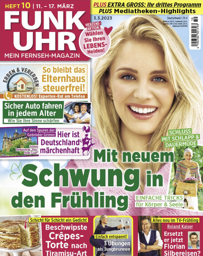 Titelseite der Zeitschrift Funkuhr vom März 2023.